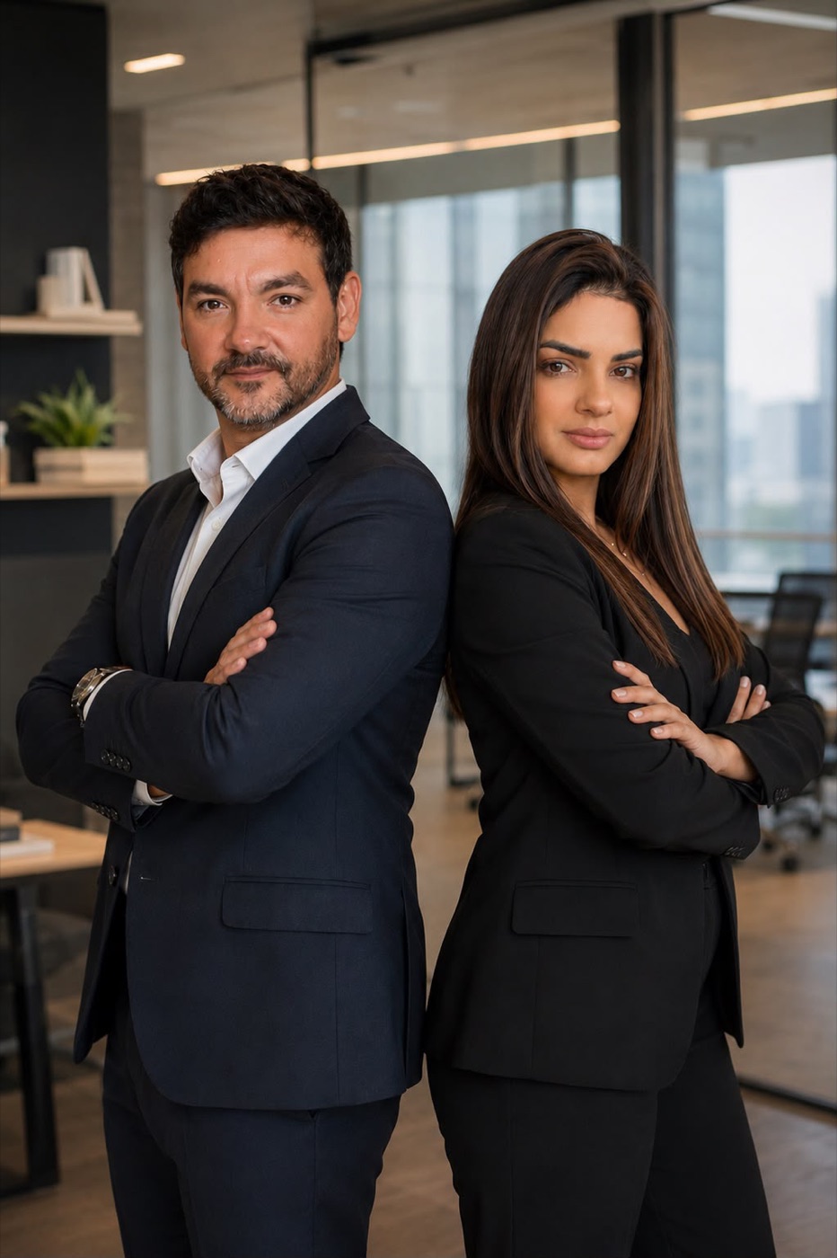 William Cafora e Monique Pires, fundadores do grupo